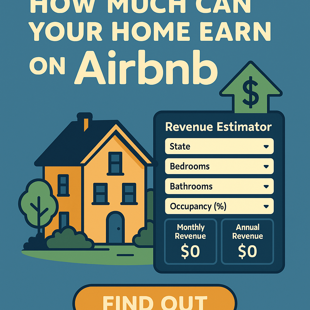 Luxury short-term rental cabin at golden hour representing Airbnb income potential with Lunigo.