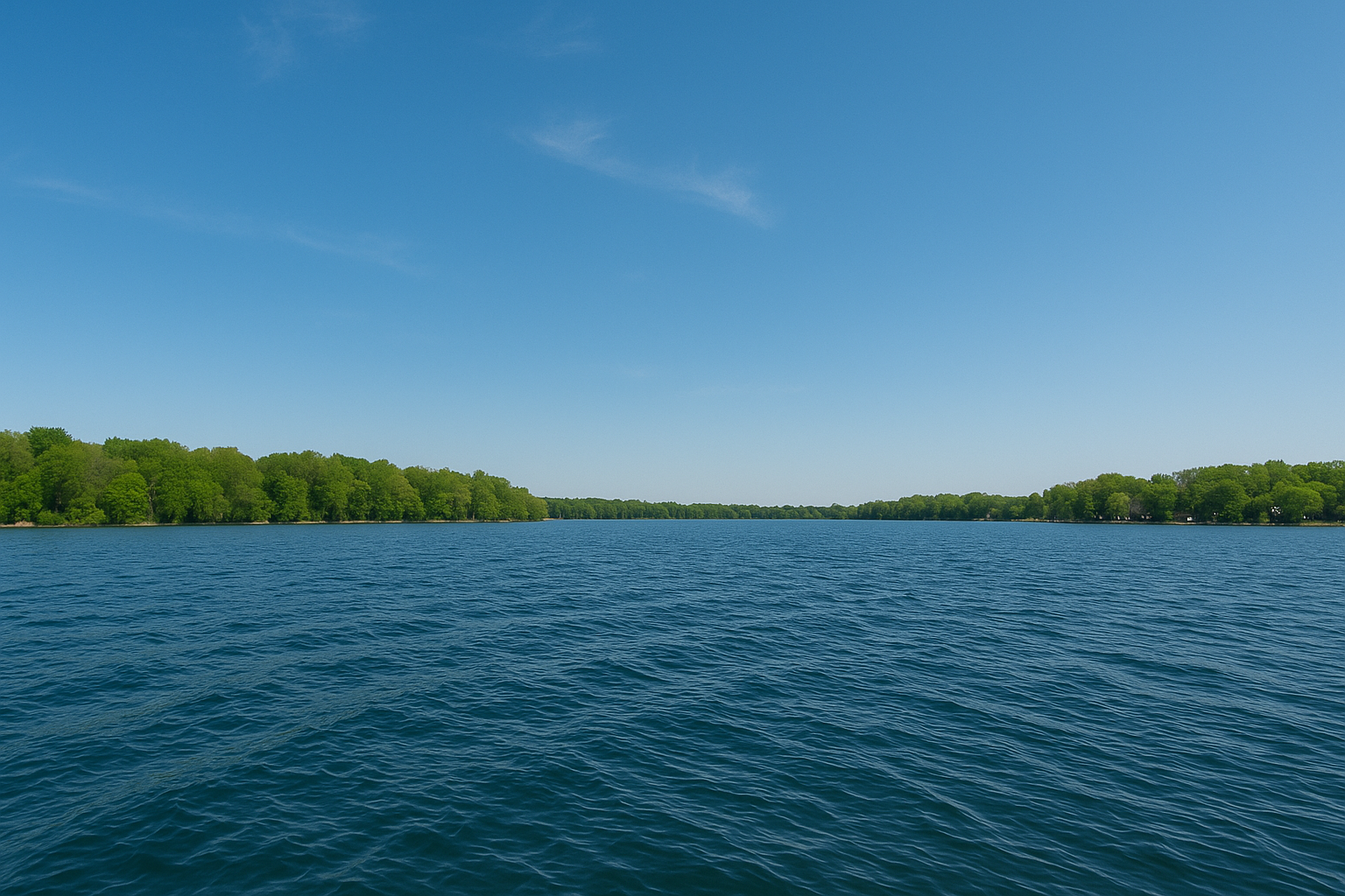 Luxury cabin nestled in a forested Midwest landscape during golden hour, offering a serene retreat with scenic views.
